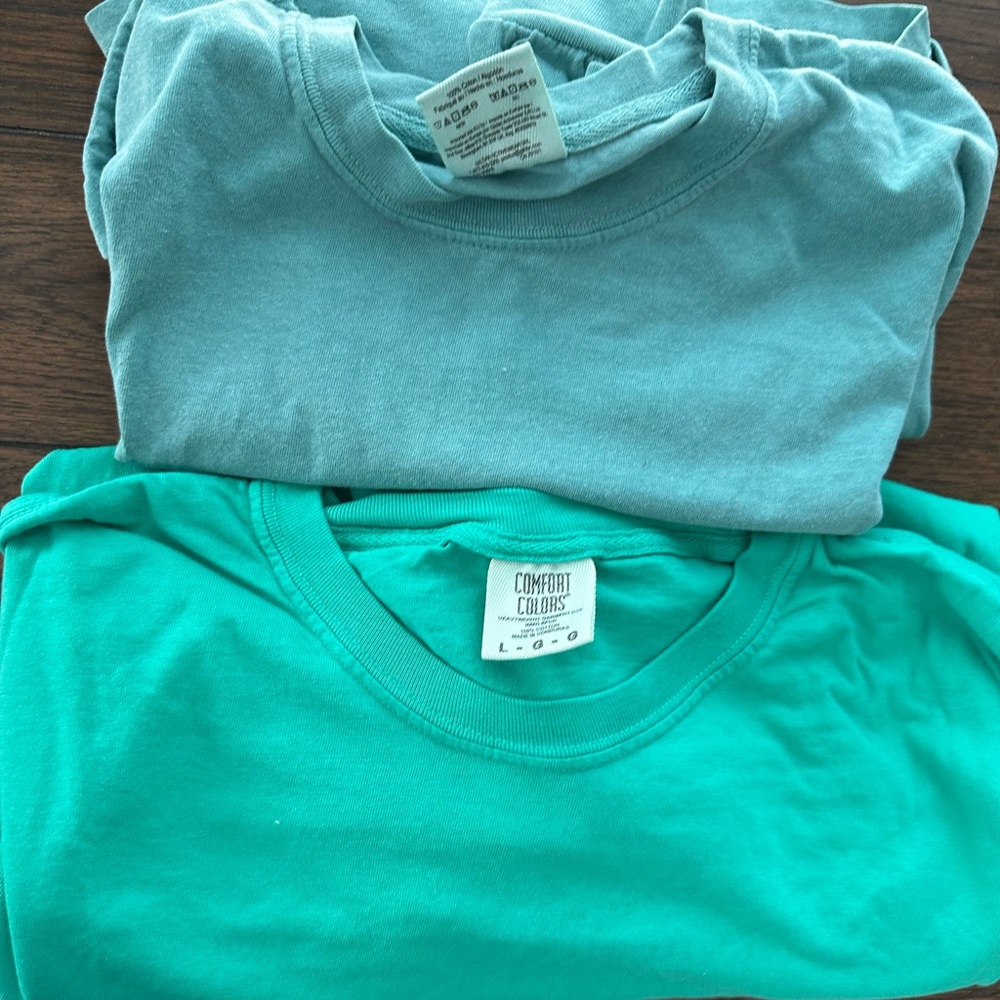 Comfort Colors long sleeve blank shirts